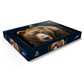 Alternative Darstellung des Puzzle-Motivs Braunbär (Ursus arctos beringianus) – Puzzleteile: 200