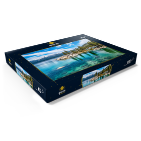 Alternative Darstellung des Puzzle-Motivs Das wunderschöne kristallklare Wasser des Lake-Tahoe – Puzzleteile: 100