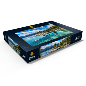 Alternative Darstellung des Puzzle-Motivs Das wunderschöne kristallklare Wasser des Lake-Tahoe – Puzzleteile: 500