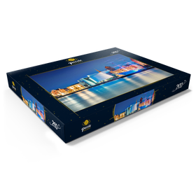 Darstellung des Puzzle Motivs Hansestadt Stralsund, Mecklenburg-Vorpommern, Deutschland - Puzzleteile: 200