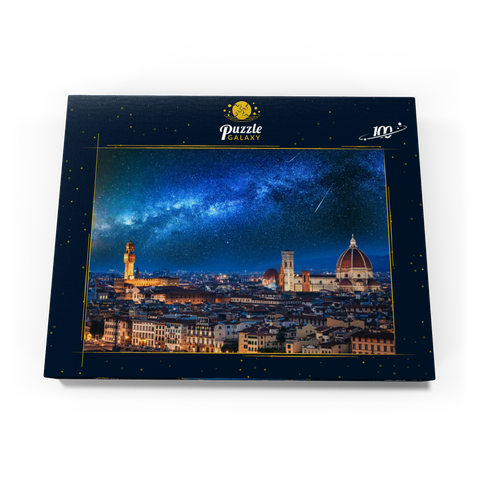 Florenz bei Nacht, Italien 100 Puzzle Schachtel Ansicht3