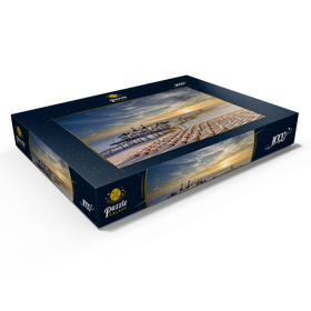 Alternative Darstellung des Puzzle-Motivs Seebrücke von Sellin, Insel Rügen in Deutschland – Puzzleteile: 1000