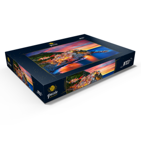 Darstellung des Puzzle Motivs Berühmte Stadt Manarola in Italien - Cinque Terre, Ligurien - Puzzleteile: 1000