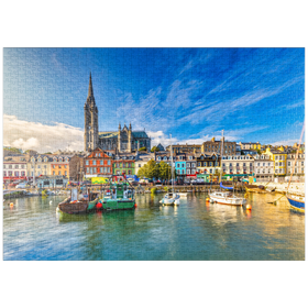 Darstellung des Puzzle-Motivs Impression der St. Colman's Cathedral in Cobh bei Cork, Irland – Puzzleteile: 1000