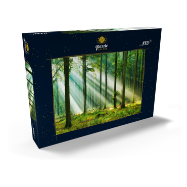 Schöner Morgen im Wald 1000 Puzzle Schachtel Ansicht2