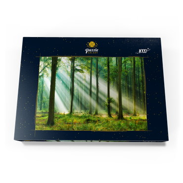 Schöner Morgen im Wald 1000 Puzzle Schachtel Ansicht3