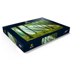 Darstellung des Puzzle Motivs Schöner Morgen im Wald - Puzzleteile: 200