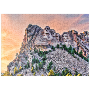 puzzleplate Mount Rushmore National Memorial, Black Hills Region South Dakota, USA 500 Puzzle