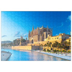 Darstellung des Puzzle Motivs Panoramasicht auf Palma de Mallorca, Mallorca Balearen, Spanien - Puzzleteile: 200