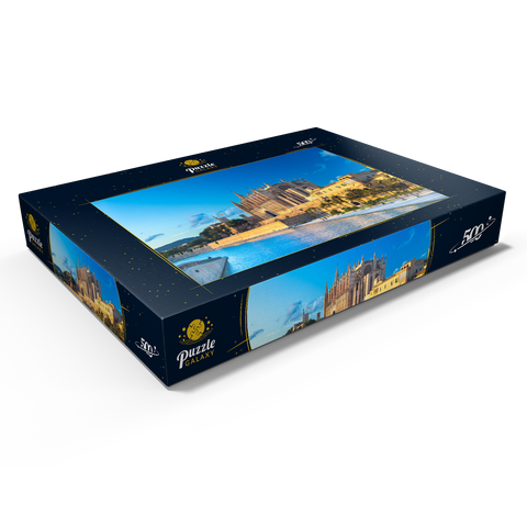 Panoramasicht auf Palma de Mallorca, Mallorca Balearen, Spanien 500 Puzzle Schachtel Ansicht1