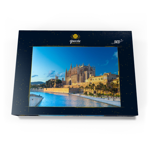 Panoramasicht auf Palma de Mallorca, Mallorca Balearen, Spanien 500 Puzzle Schachtel Ansicht3