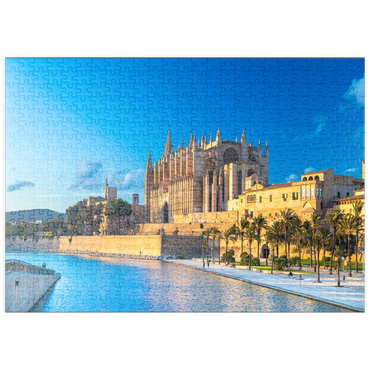 puzzleplate Panoramasicht auf Palma de Mallorca, Mallorca Balearen, Spanien 500 Puzzle