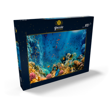 Korallenriff und Fische im Roten Meer in Ägypten 100 Puzzle Schachtel Ansicht2