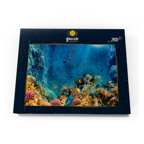 Korallenriff und Fische im Roten Meer in Ägypten 200 Puzzle Schachtel Ansicht3