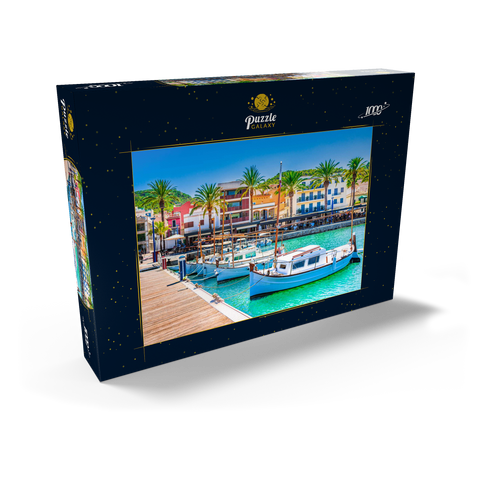 Boote an der Anlegestelle von Port de Andratx. Mallorca, Spanien 1000 Puzzle Schachtel Ansicht2