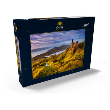 Old Man of Storr Sunrise, Isle of Skye, Schottland 1000 Puzzle Schachtel Ansicht2