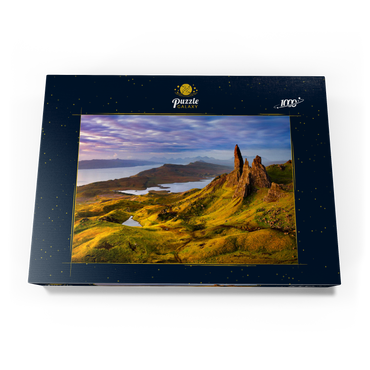 Old Man of Storr Sunrise, Isle of Skye, Schottland 1000 Puzzle Schachtel Ansicht3