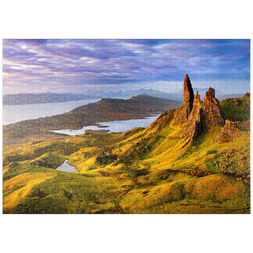 puzzleplate Old Man of Storr Sunrise, Isle of Skye, Schottland 1000 Puzzle