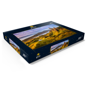 Darstellung des Puzzle Motivs Old Man of Storr Sunrise, Isle of Skye, Schottland - Puzzleteile: 100