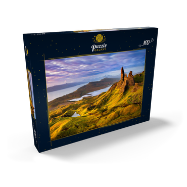 Old Man of Storr Sunrise, Isle of Skye, Schottland 100 Puzzle Schachtel Ansicht2