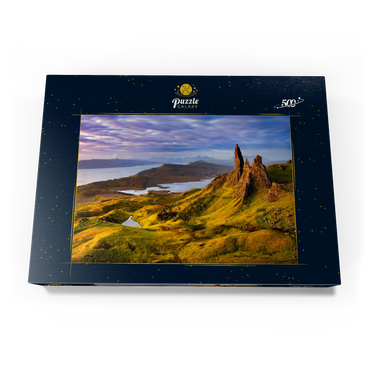 Old Man of Storr Sunrise, Isle of Skye, Schottland 500 Puzzle Schachtel Ansicht3