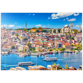 Darstellung des Puzzle-Motivs Goldenes Horn, Istanbul – Puzzleteile: 1000