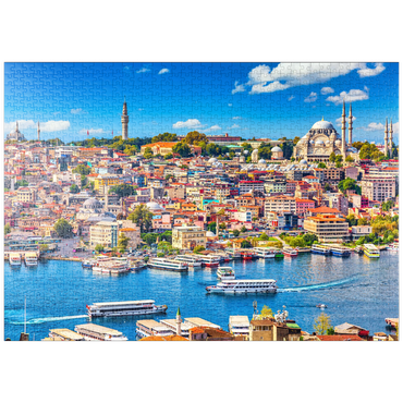 puzzleplate Goldenes Horn, Istanbul 1000 Puzzle