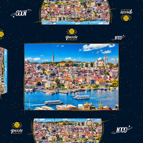 Goldenes Horn, Istanbul 1000 Puzzle Schachtel 3D Modell