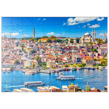 puzzleplate Goldenes Horn, Istanbul 100 Puzzle