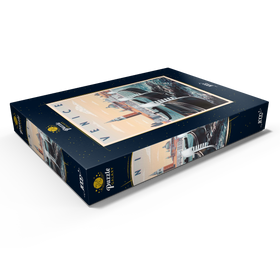 Darstellung des Puzzle Motivs Venedig, Italien, Art Deco style Vintage Poster, Illustration - Puzzleteile: 1000