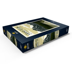 Darstellung des Puzzle Motivs Wyoming nationalpark, Art Deco style Vintage Poster, Illustration - Puzzleteile: 500