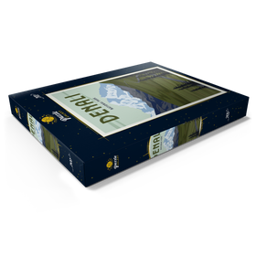 Darstellung des Puzzle Motivs Denali-Nationalpark, Alaska, Art Deco style Vintage Poster, Illustration - Puzzleteile: 200