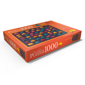 Alternative Darstellung des Puzzle-Motivs 54 Monster – Puzzleteile: 1000