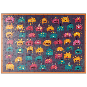 Darstellung des Puzzle-Motivs 54 Monster – Puzzleteile: 200
