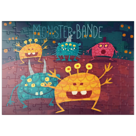 puzzleplate Monster Bande 100 Puzzle