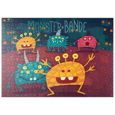 puzzleplate Monster Bande 500 Puzzle