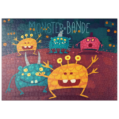 puzzleplate Monster Bande 500 Puzzle