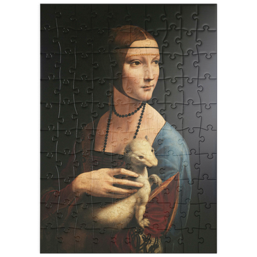 puzzleplate Dame mit dem Hermelin 100 Puzzle