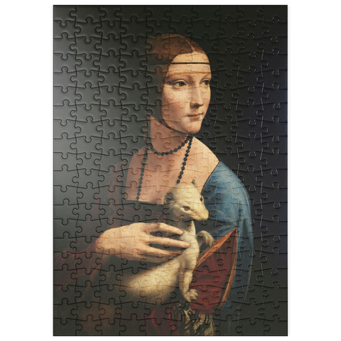 puzzleplate Dame mit dem Hermelin 200 Puzzle