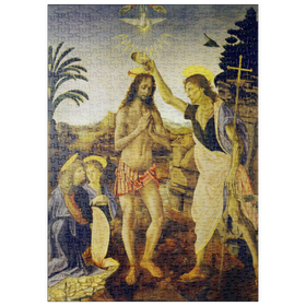 Darstellung des Puzzle Motivs Taufe Christi (The Baptism of Christ) - Puzzleteile: 500