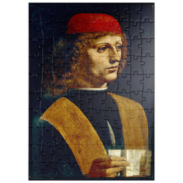 puzzleplate Bildnis eines jungen Mannes 100 Puzzle