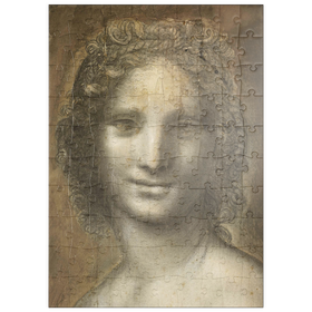 Darstellung des Puzzle Motivs La Joconde nue oder Monna Vanna - details - Puzzleteile: 100