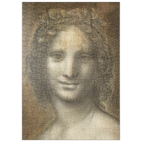 Darstellung des Puzzle Motivs La Joconde nue oder Monna Vanna - details - Puzzleteile: 500