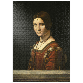 Darstellung des Puzzle-Motivs La Belle Ferronnière – Puzzleteile: 1000