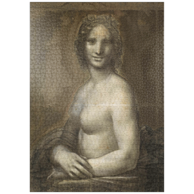 Darstellung des Puzzle-Motivs La Joconde nue oder Monna Vanna – Puzzleteile: 1000