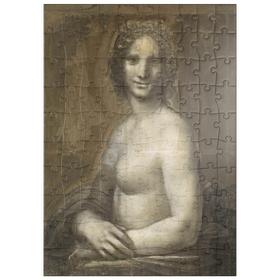 Darstellung des Puzzle Motivs La Joconde nue oder Monna Vanna - Puzzleteile: 100