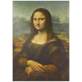 Darstellung des Puzzle-Motivs Mona Lisa - Lisa del Giocondo – Puzzleteile: 1000