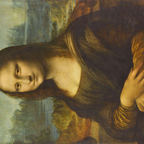 Mona Lisa - Lisa del Giocondo 1000 Puzzle 3D Modell