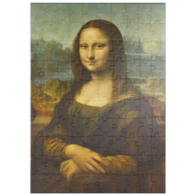 Darstellung des Puzzle Motivs Mona Lisa - Lisa del Giocondo - Puzzleteile: 100