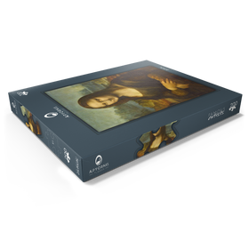 Darstellung des Puzzle Motivs Mona Lisa - Lisa del Giocondo - Puzzleteile: 200